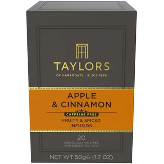 شاي تفاح وقرفة من Taylors of Harrogate عبوة 20 ظرف
