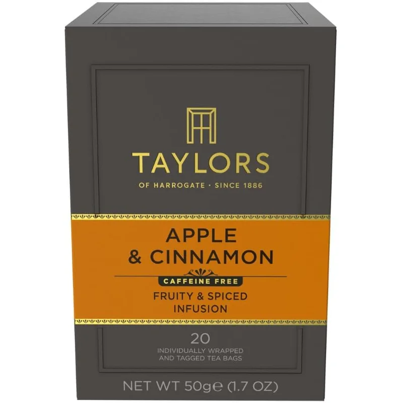 شاي تفاح وقرفة من Taylors of Harrogate عبوة 20 ظرف