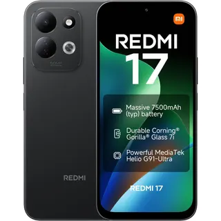 هاتف Redmi 17 بشاشة 6.9 بوصة وذاكرة 6GB وبطارية 7500mAh