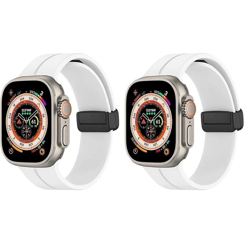 سوار سيليكون مغناطيسي رياضي لساعة Apple Watch
