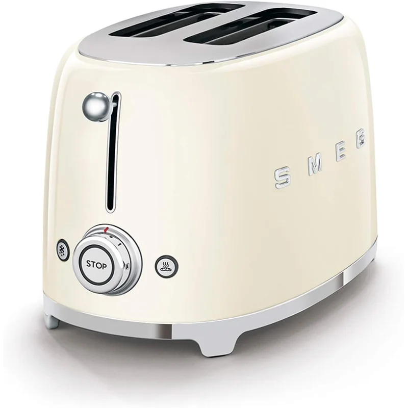 محضرة خبز كهربائية من Smeg بسعة 1.5 لتر بلون كريمي
