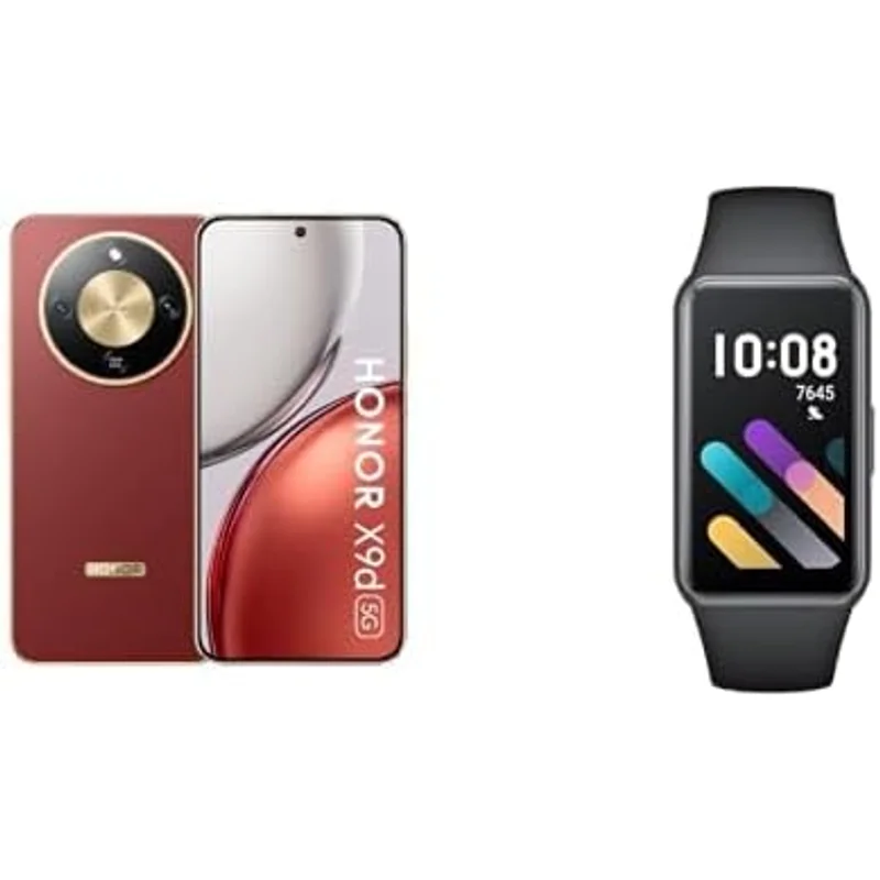 هاتف HONOR X9d 5G بذاكرة 8 جيجابايت وتخزين 256 جيجابايت مع ساعة ذكية