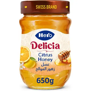 عسل سيتريس بالبرتقال من هيرو ديلشيا - 650 جرام