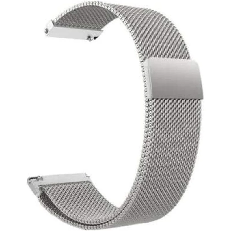 سوار ساعة ميلانزي معدني لساعات Amazfit BIP وGTS وSamsung Gear Sport