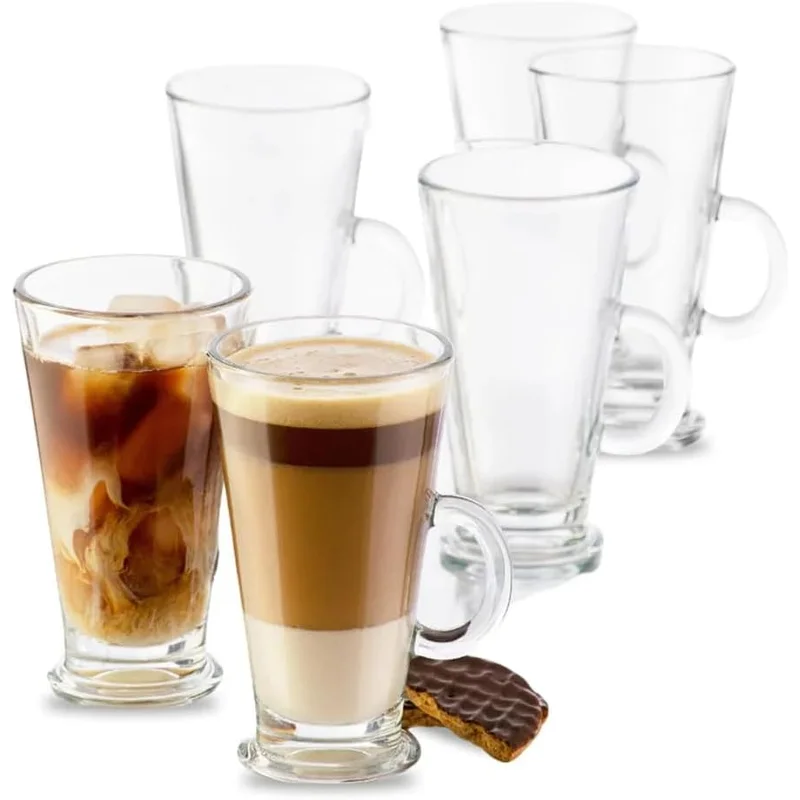 طقم أكواب قهوة أيرلندية من Libbey كاتالينا 6 قطع 251 مل