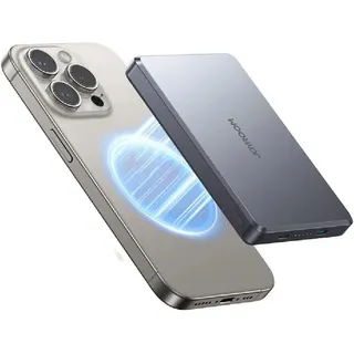 باور بانك Joyroom مغناطيسي لاسلكي 10000mAh - رمادي